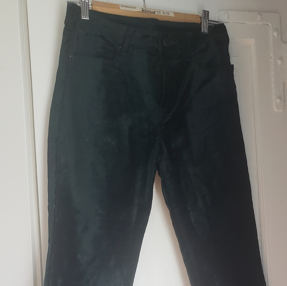 Free People Green Cropped pants